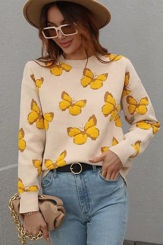 Social Butterfly Sweater