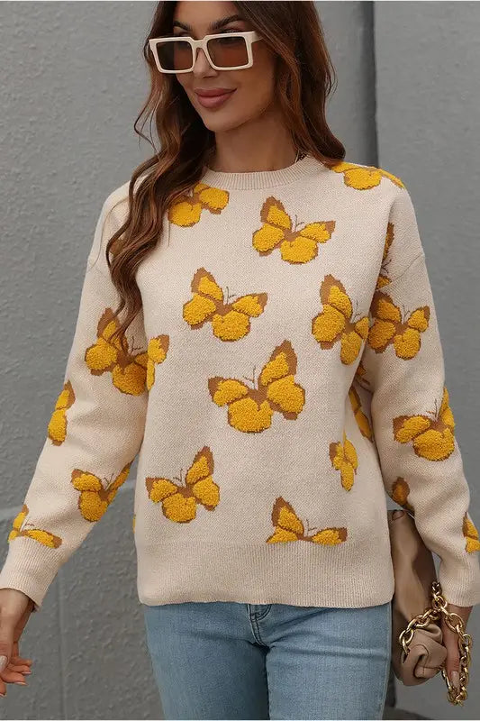 Social Butterfly Sweater